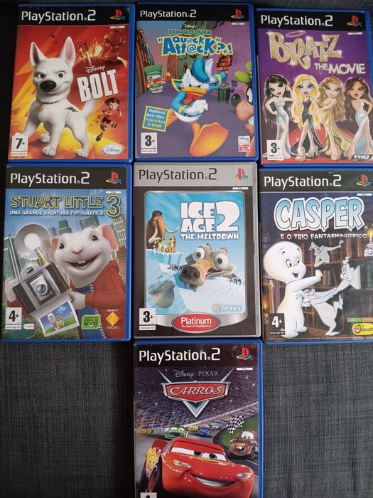 Conjunto jogos ps2