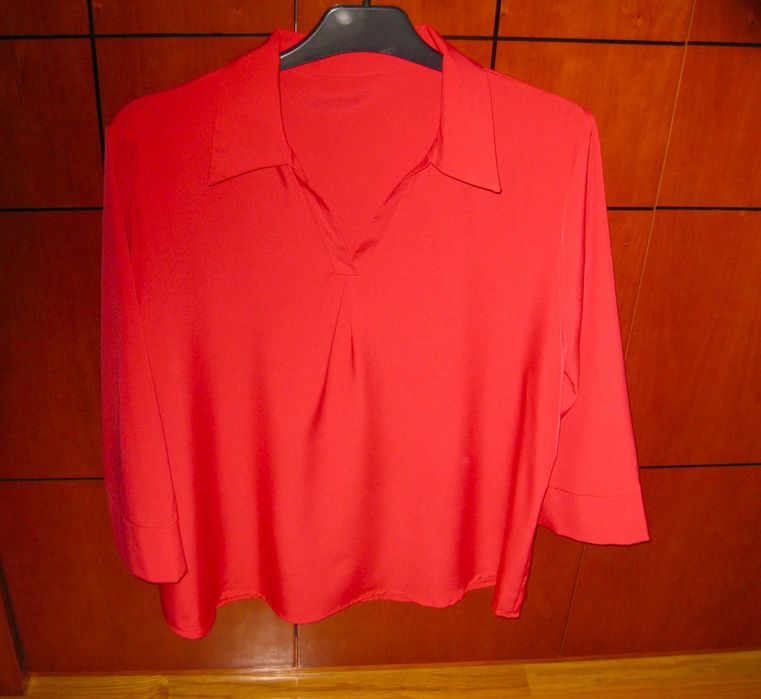 Blusa de Manga Comprida Rosa XL