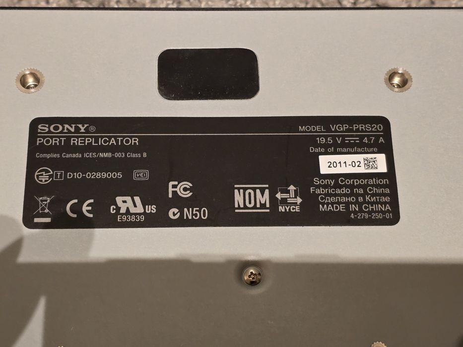 Stacja dokująca Sony Vaio VGP-PRS20