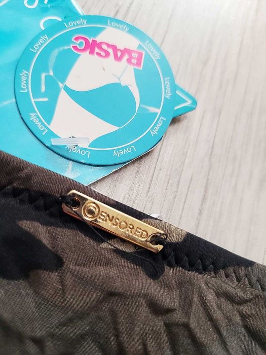 Nowe majtki figi od stroju kąpielowego bikini moro Censored