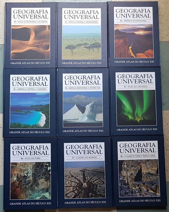Coleção Geografia Universal, Grande Atlas do Século XXI – 18 volumes