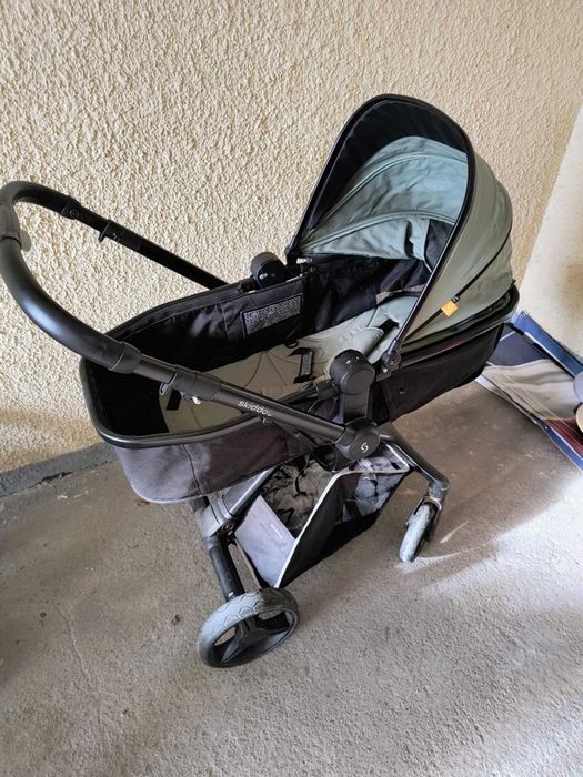 Wózek 2w1 Skiddou Nasjo zielony