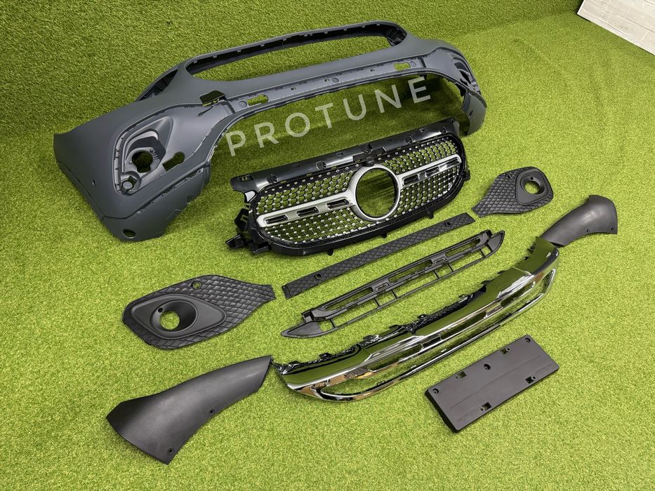 Бампер передний Mercedes-Benz H247 GLA решетка бампер