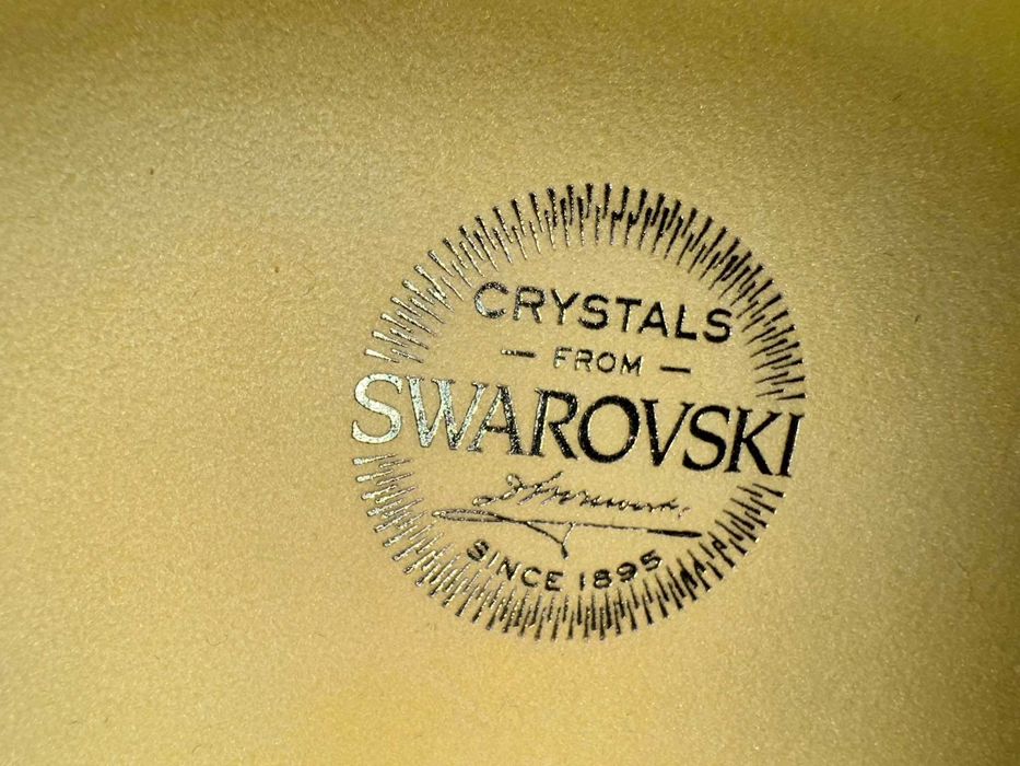Futerał na okulary brązowy swarowski cristal