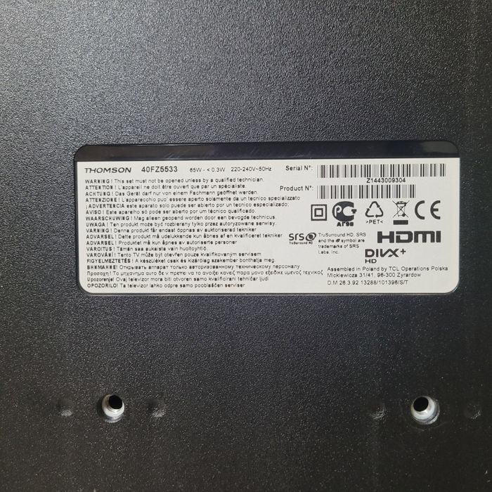 Telewizor Thomson 40FZ5533