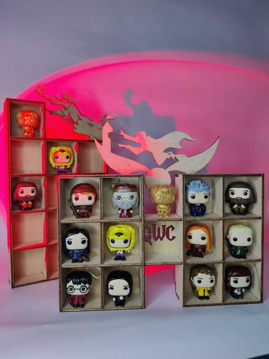 Нова колекція Квідіч. Полички для фігурок Гаррі Поттера Funko pop.