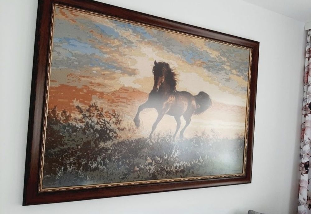 Obraz handmade KOŃ w Biegu