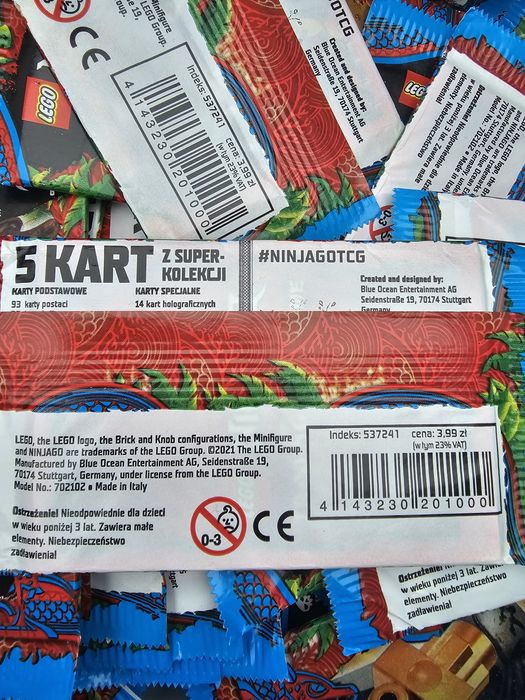 Karty lego ninjago