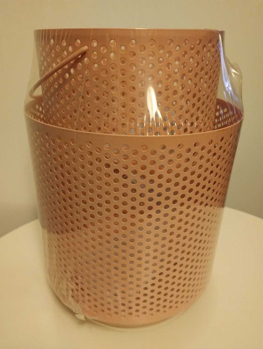 Lampion ogrodowy Beharska 28 cm., różowy