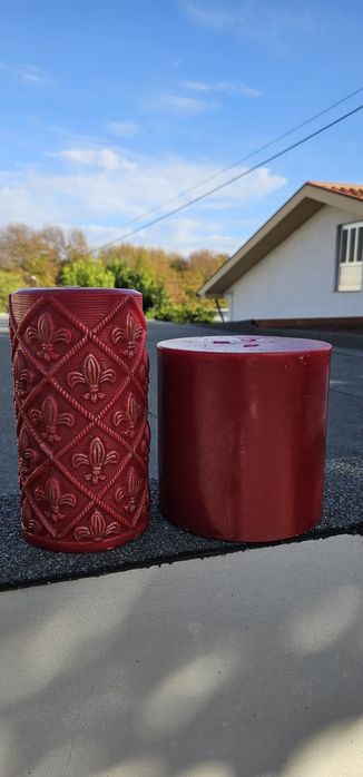 5 Velas Decorativas Artesanais Premium