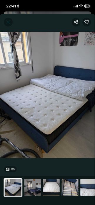 Cama queen ikea 2,00x1,60