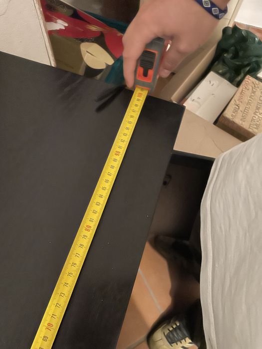 Aparador de madeira preto