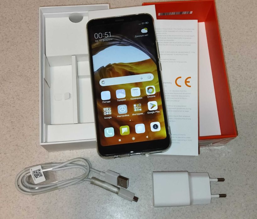 Смартфон Xiaomi Redmi 5 Plus 3/32GB  - чёрный