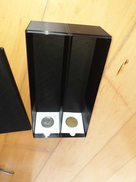 Caixa Dupla para alveolos de moedas