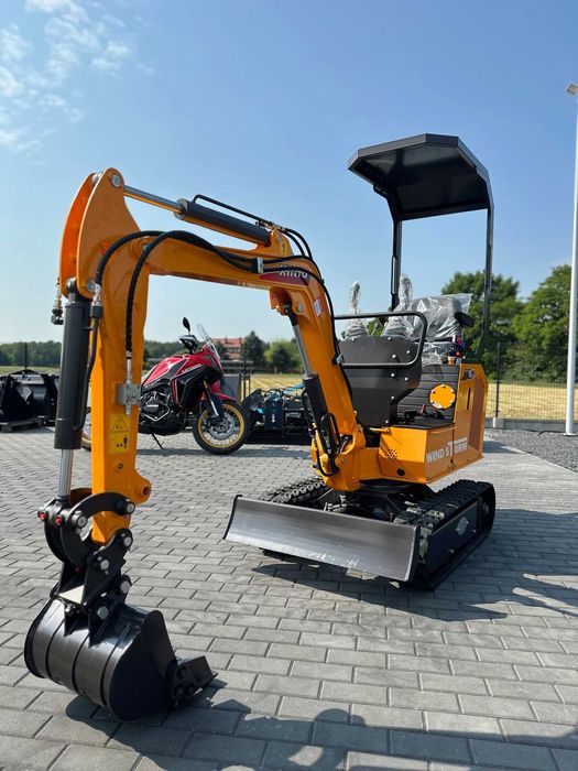 Nowa Minikoparka XN10 ramie skrętne hydraulika robocza