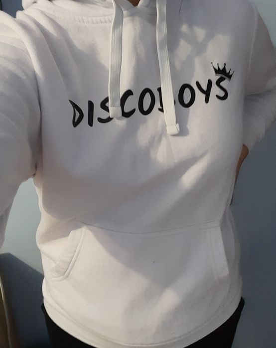 Bluza polarowa damska z napisem Discoboys ROZMIAR XS