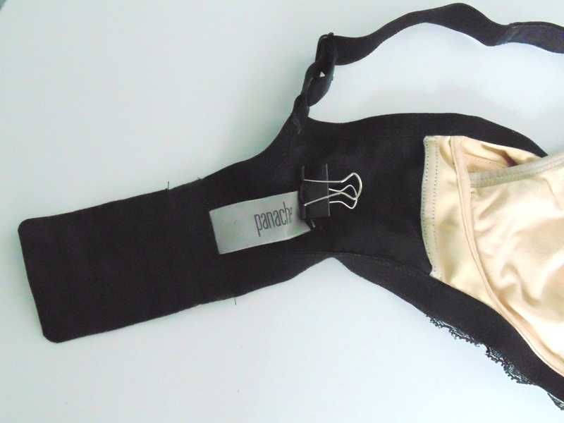 Panache nowy miękki elegancki biustonosz z koronką do karmienia 70GG