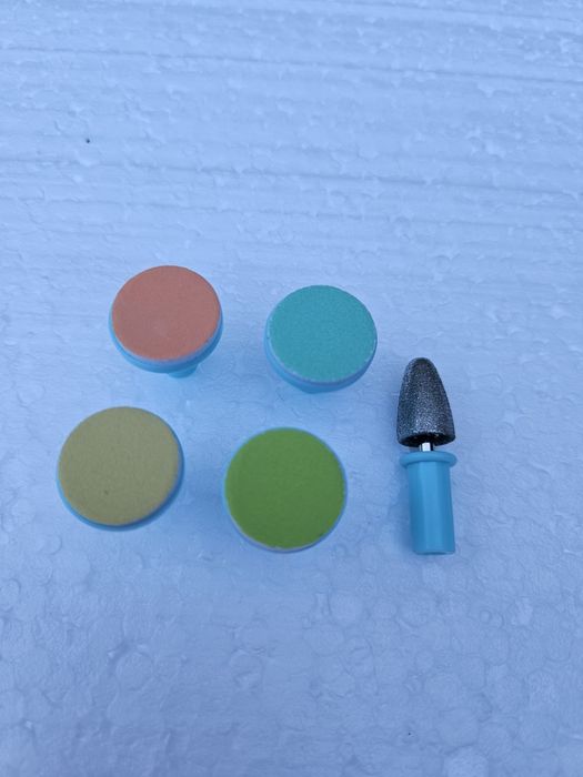 Дитячий електричний триммер для нігтів + 6 насадок і додатково 5 шт.