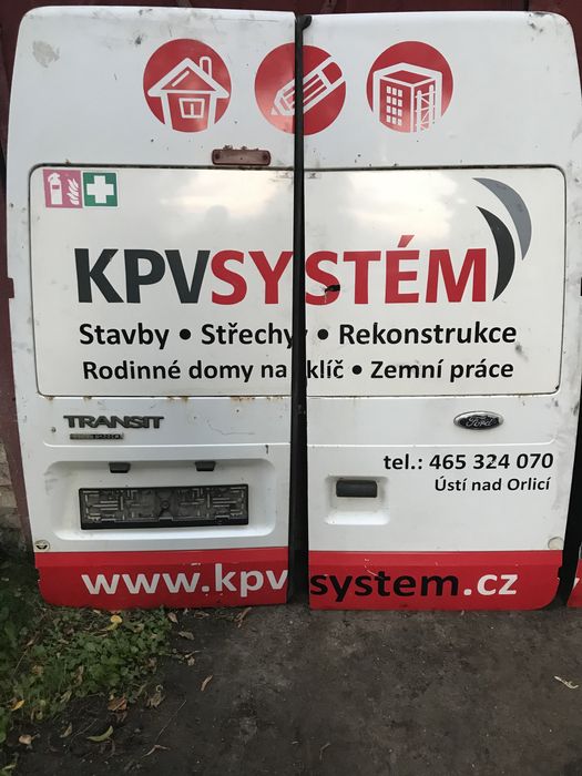 Задні дверки Ford Transit  висока база