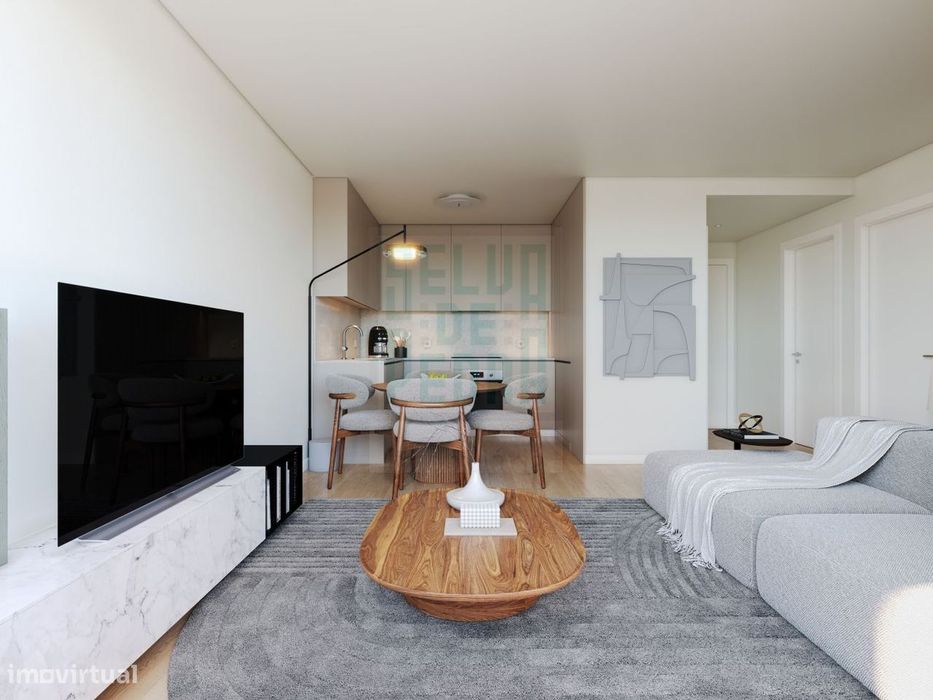 T2 Novo no Ouro Valley com Varanda, Garagem e Excelentes Acabamentos — Rio Tinto, Porto