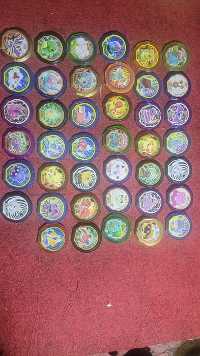 Tazos Pokémon yo gi oh etc
