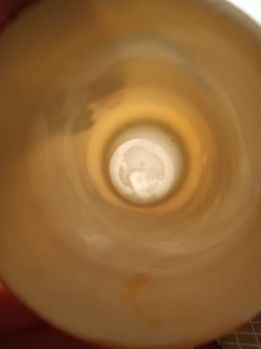 Serviço de café casca de ovo pintado à mão