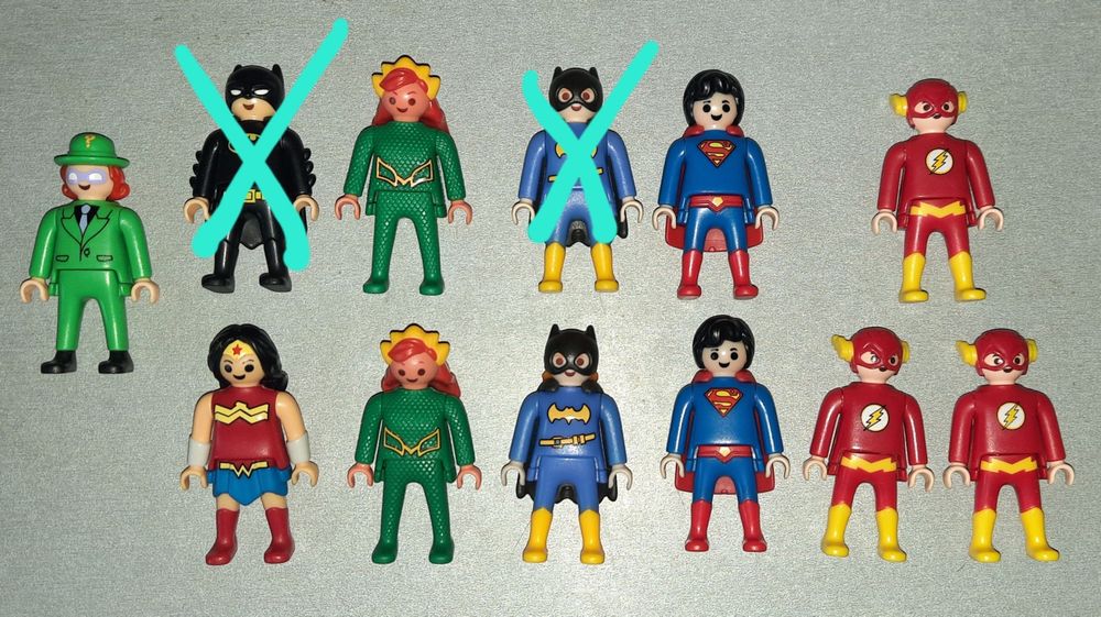 Фігурки кіндер kinder Playmobil герої DC