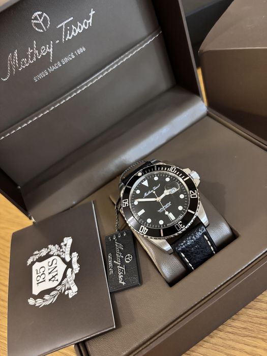 Швейцарський чоловічий годинник Mathey Tissot 1886