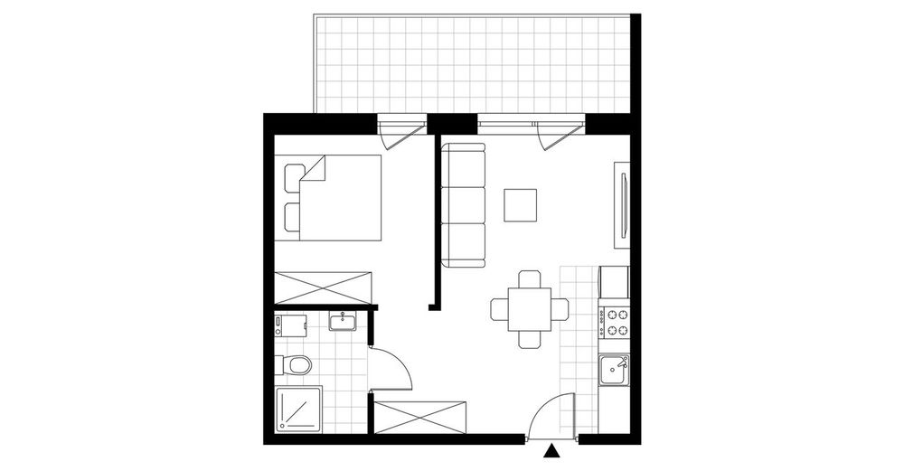 Posesja Plażowa | apartament 2-pok. | C202