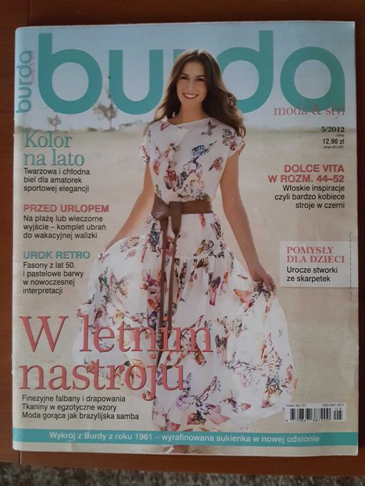 BURDA + wykroje    5/2012