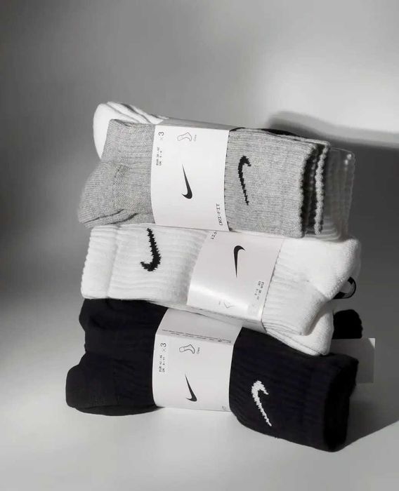 Носки Шкарпетки  Nike Everyday Cushioned Crew SX7664-964 х 3  пары