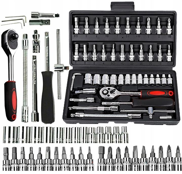 Zestaw Kluczy Nasadowych Klucze Nasadowe 46 Torx