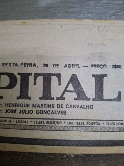 Jornais 1974 25 de abril 1 de maio