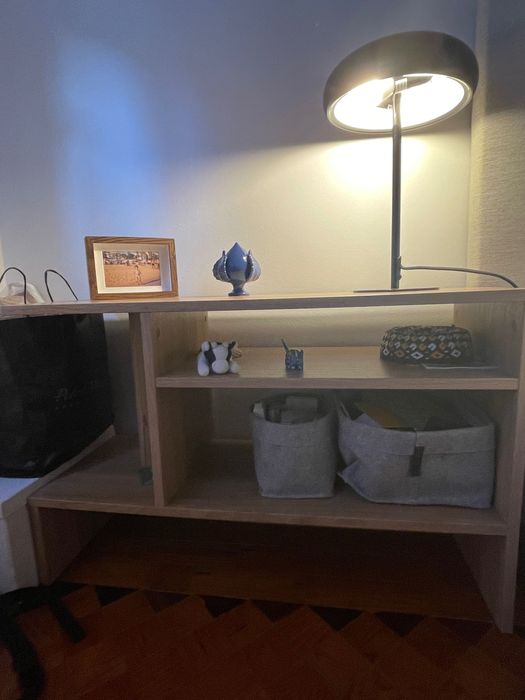 Móvel de apoio Ikea. Mesa de apoio, efeito carvalho, 80x31 cm.