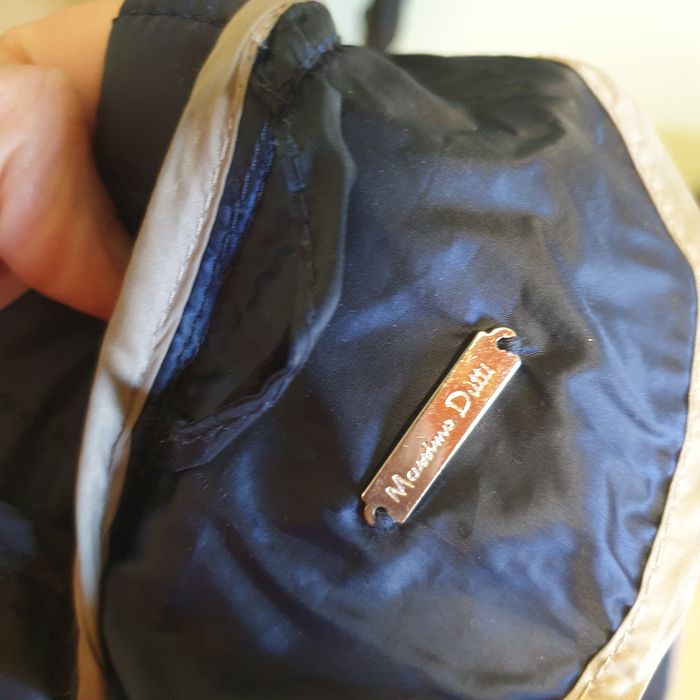 Kurtka puchowa, granatowa Massimo Dutti,  M
