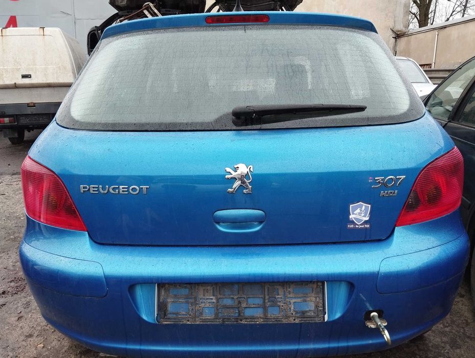 Peugeot 307 2.0HDi 5D 2004r.Klapa bagażnika.