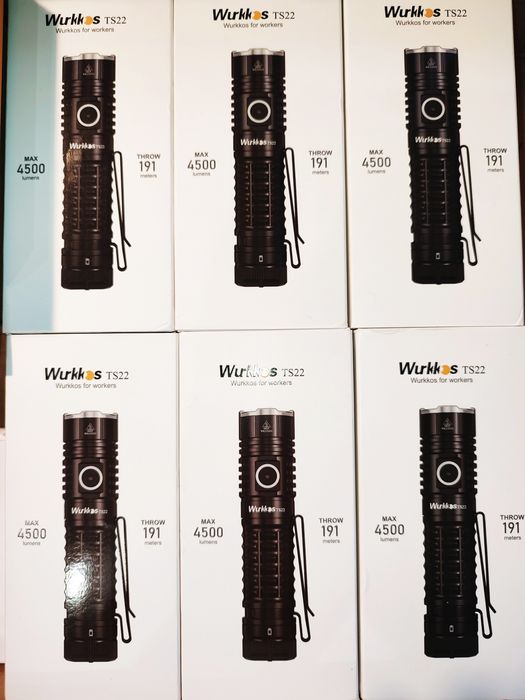 TOP Wurkkos TS22(Green,Black) XHP70.3, HD50