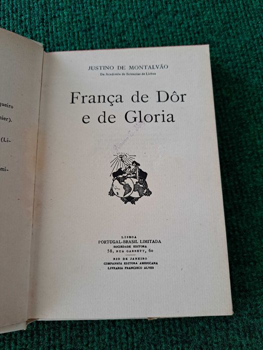 França de Dôr e de Glória - Justino de Montalvão