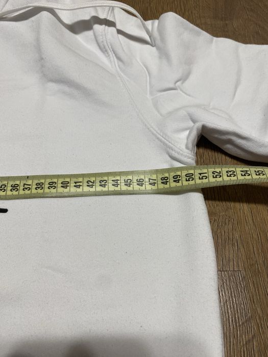 Biała ciepła bluza z tic- taka r. M