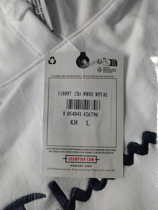 Bluza Champion biała nowa L