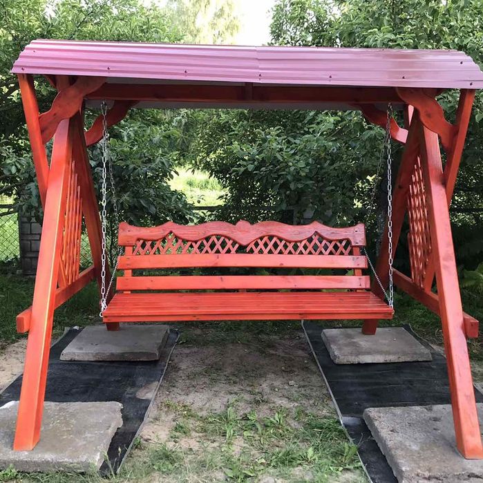 Садовые деревянные качели детские горки: 5 000 грн. - Сад / город ...