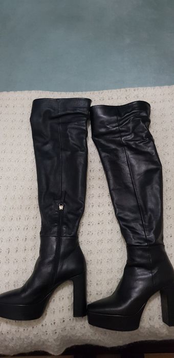Botas em pele Zara 38