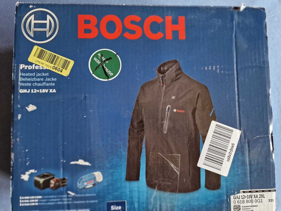 Kurtka ogrzewana GHJ 12+18V BOSCH rozmiar 2XL