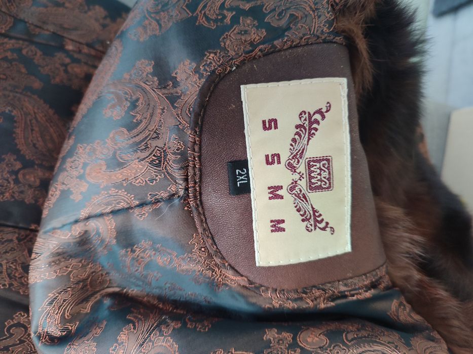Шуба кролик, ворот лисиця