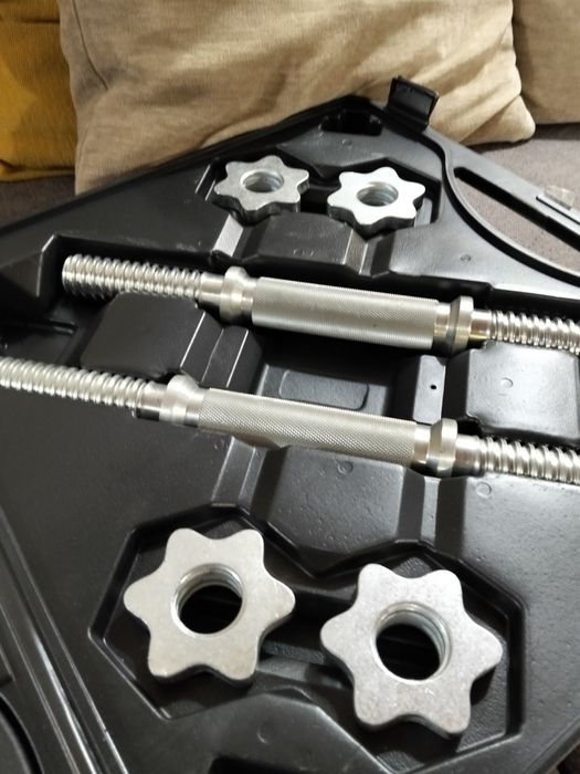 Halteres de musculação 20kg + 2 + 2