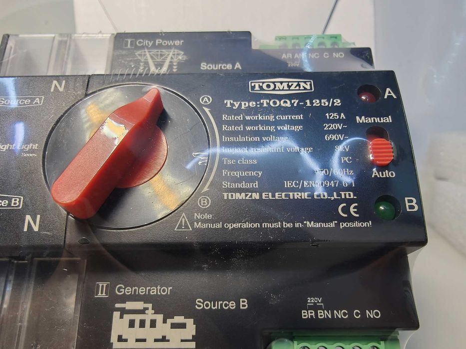 АВР TOMZN Night Light Series (TOQ7-125): Новый Стандарт Надежности