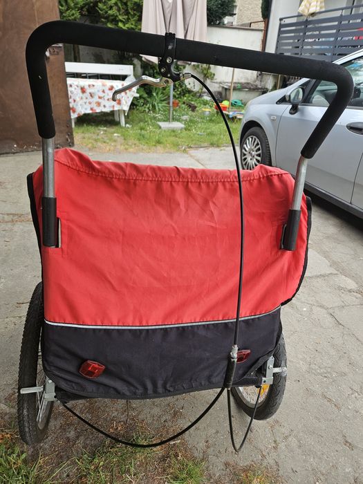 Przyczepka rowerowa bliźniaki