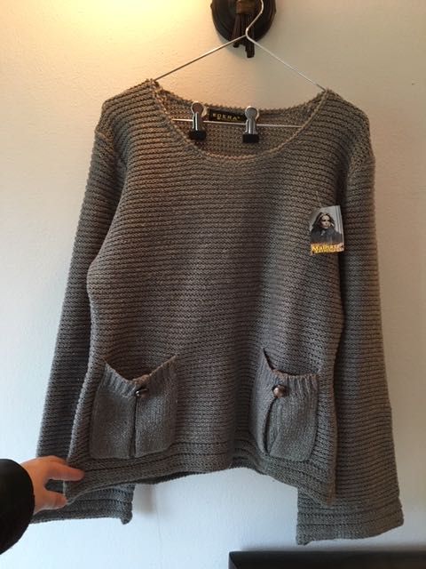 Camisola Cinza M/L NOVA - Super Preço