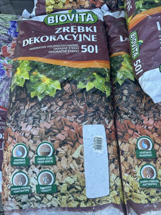 Kora ozdobna żrębki kolorowe