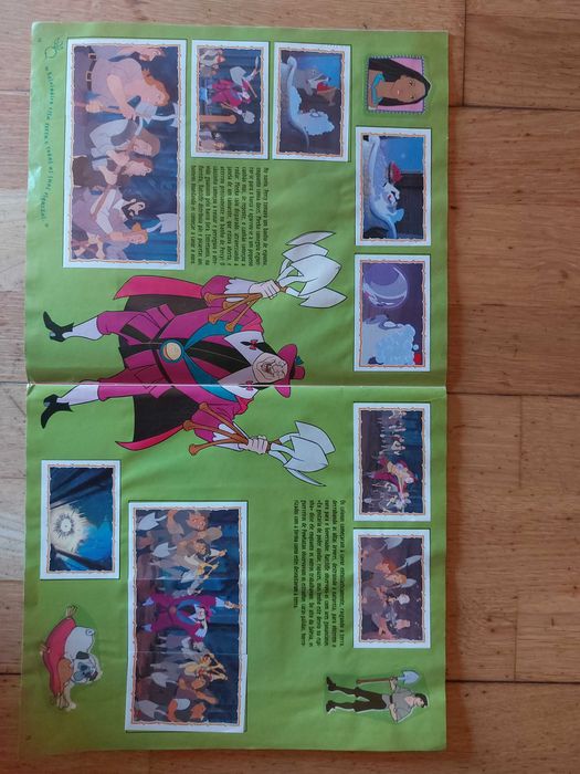 Caderneta de cromos "Pocahontas" - Completa